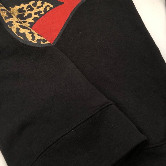 NEW Tultex Sweatshirt Red Lips Leopard Tongue Crewneck Unisex Medium Mens Womens - Picture 5 of 5